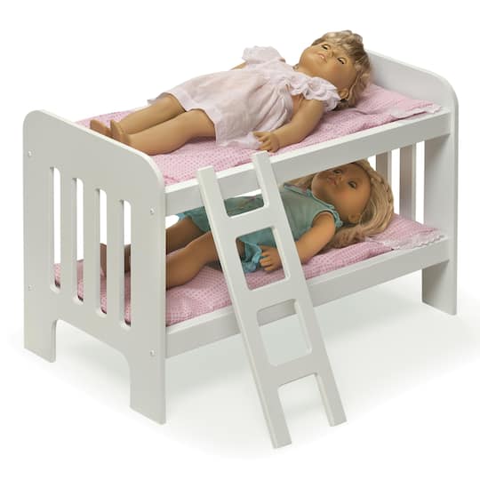 White Doll Bunk Bed With Bedding, Target Bunk Bed Ladder